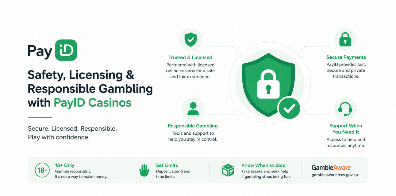 Safety and licensing at PayID casinos